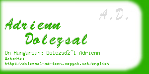 adrienn dolezsal business card